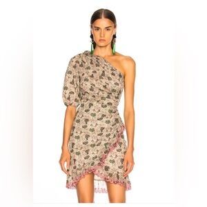 Isabel Marant Esther Dress in Ecru